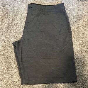 Hang Ten Charcoal Flat Front Shorts